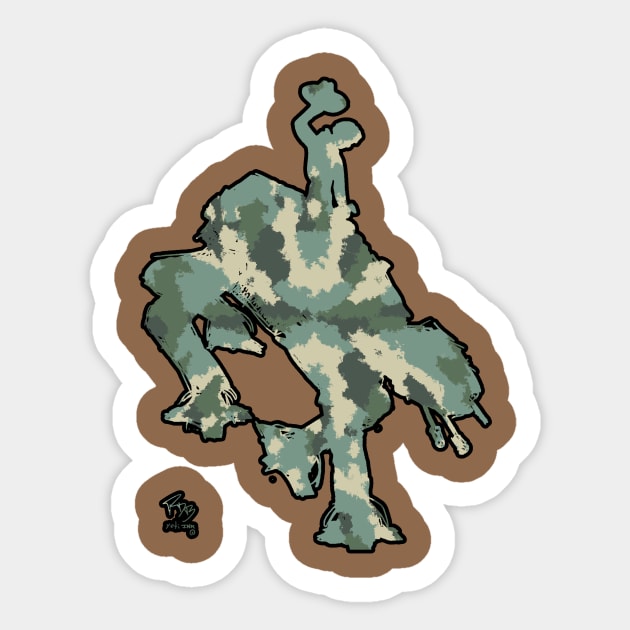 CAMØ DIVISION Sticker by Yeti Ink ~ Yeti307